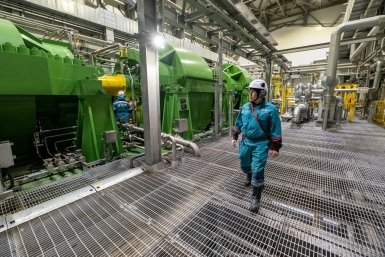 Мощность компрессора — 93,4 МВт (127 тыс. л.с.) пресс-служба Амурского газохимического комплекса