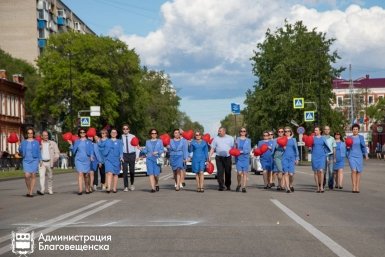 Большое шествие пройдет в день рождения Благовещенска пресс-служба администрации Благовещенска