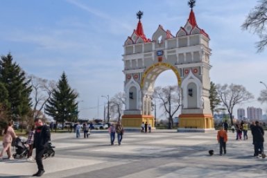 Туристы увидят Триумфальную арку и другие достопримечательности Благовещенска Юлия Ожегова, ИА PriamurMedia