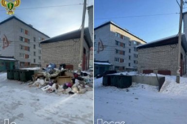 Мусорный хаос в Тынде исчез после вмешательства прокуратуры прокуратура Амурской области