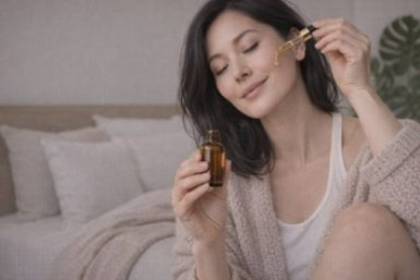 Три капли на ночь: простое масло работает как мягкий антивозрастной уход для кожи 40+