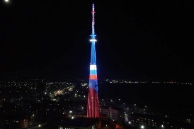 Телевышка в Улан-Удэ Вячеслав Бадмаев