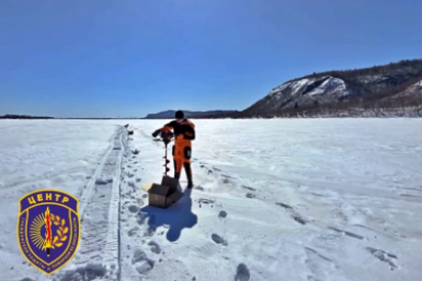 Противопаводковые работы на реке Амур: начались взрывные работы Амурский центр ГЗ и ПБ