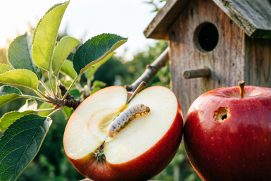 Яблоне в сезон – непременно: только так гурьба плодожорок уйдет в закат — 3 шага