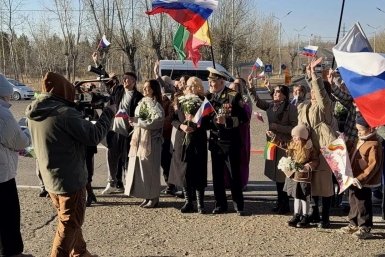 Кадр со съёмок предоставлено Ольгой Сахаровой