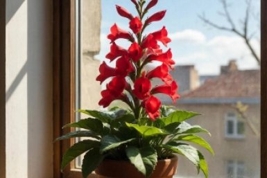 3 приема – и даже спящая кливия сразу выпустит стрелку: бутоны появляются каждую неделю