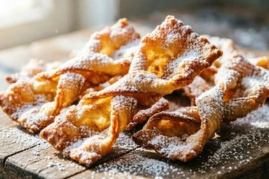 В 100 раз лучше хвороста: печенье "Крылья ангела" на кефире. Невозможно устоять