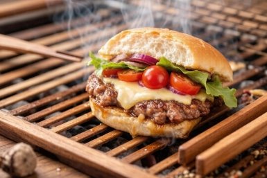 Это не бургеры, это песня: мясо чистый сок, булка нежнее пуха - Ивлев только так и делает