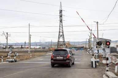 Железнодорожный переезд пресс-служба ЗабЖД