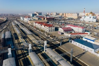 Вокзал Читы пресс-службы ЗабЖД
