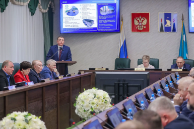 Отчет губернатора в Сахалинской областной Думе пресс-служба правительства Сахалинской области