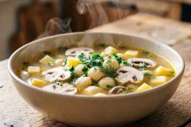 Хватит готовить борщи и рассольники: мой топ - грибной суп с галушками - ароматный и сливочный