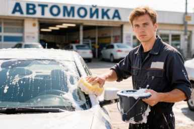 2 капли на губку - и сойдет даже битум: как быстро отмыть кузов автомобиля от дорожной смолы без химии Создано при помощи ИИ