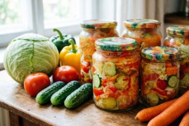 Закрываю салат "Один к одному" каждый год — овощи в идеальной пропорции, вкус насыщенный, хранится отлично