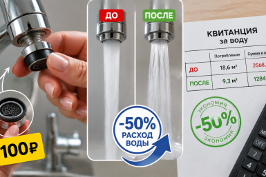 Квитанция за воду больше не вызывает шок: накрутила на кран 1 деталь за 100 рублей — расход упал в 2 раза Создано при помощи ИИ