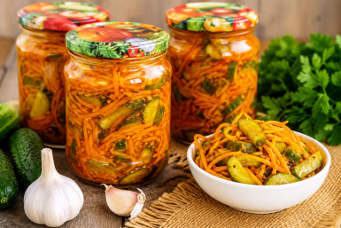Мариную огурцы по-корейски на зиму: Соседка дала рецепт — теперь закрываю по 10 банок, нужна еще морковь