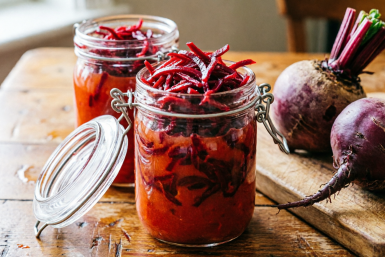 Мариную свеклу с чесночком и лаврухой "по-ленивому" за 1 подход, и вкуснее не ела — уплетаем весь год