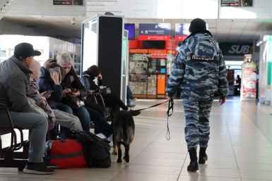 Служебная собака на вокзале пресс-службы ЛУ МВДТ по Забайкалью