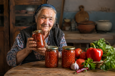 "Бродячая" аджика без варки и уксуса: приготовила на зиму, но уже нужно готовить снова - разлетелась