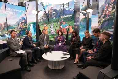 Дискуссия на площадке ВЭБ.РФ в рамках ВЭФ 2026 предоставлено пресс-службой ВЭБ.РФ