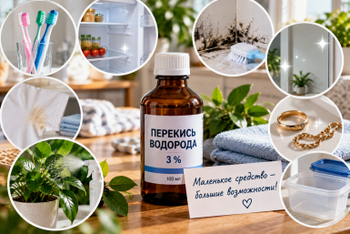 Дешевую перекись применяю во всём - 9 способов домохозяйки от одежды до пластика