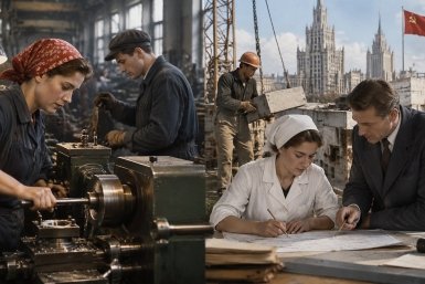 &quotНепрерывка&quot в СССР Сгенерировано ИИ