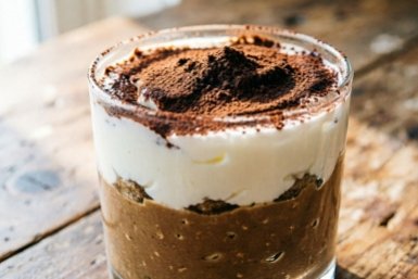 Мгновенный овсяный "Тирамису": бюджетно, вкусно и почти без сахара