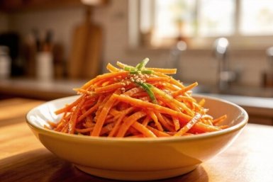 Морковь по-корейски сгенерировано с помощью ИИ