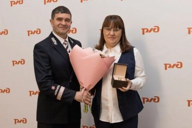 Награждение пресс-службы ЗабЖД