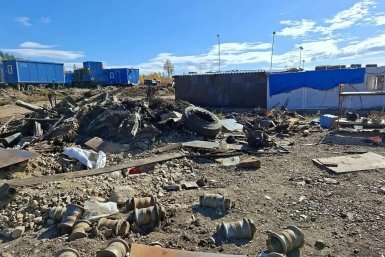 Захламлённая территория пресс-служба Минприроды Забайкалья