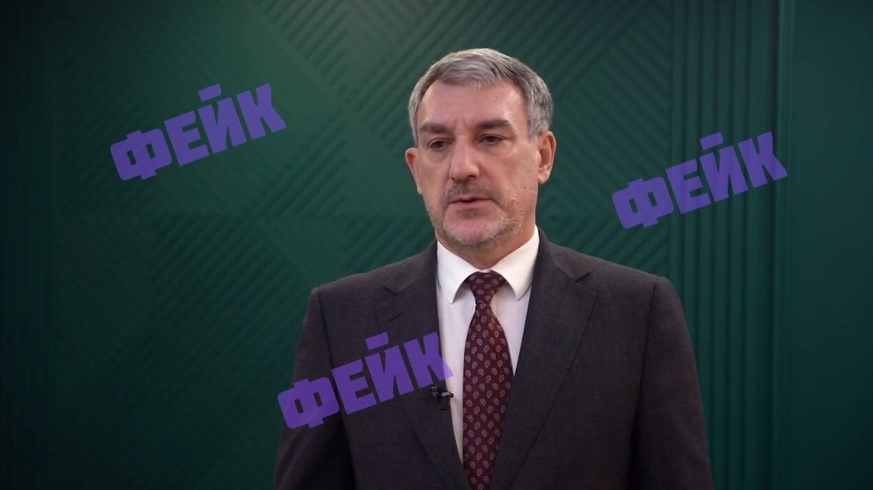 Созданное с помощью ИИ видеообращение Орлова распространяется в интернете скриншот видео - телеграм-канал &quotГолос Безопасности&quot (18+)