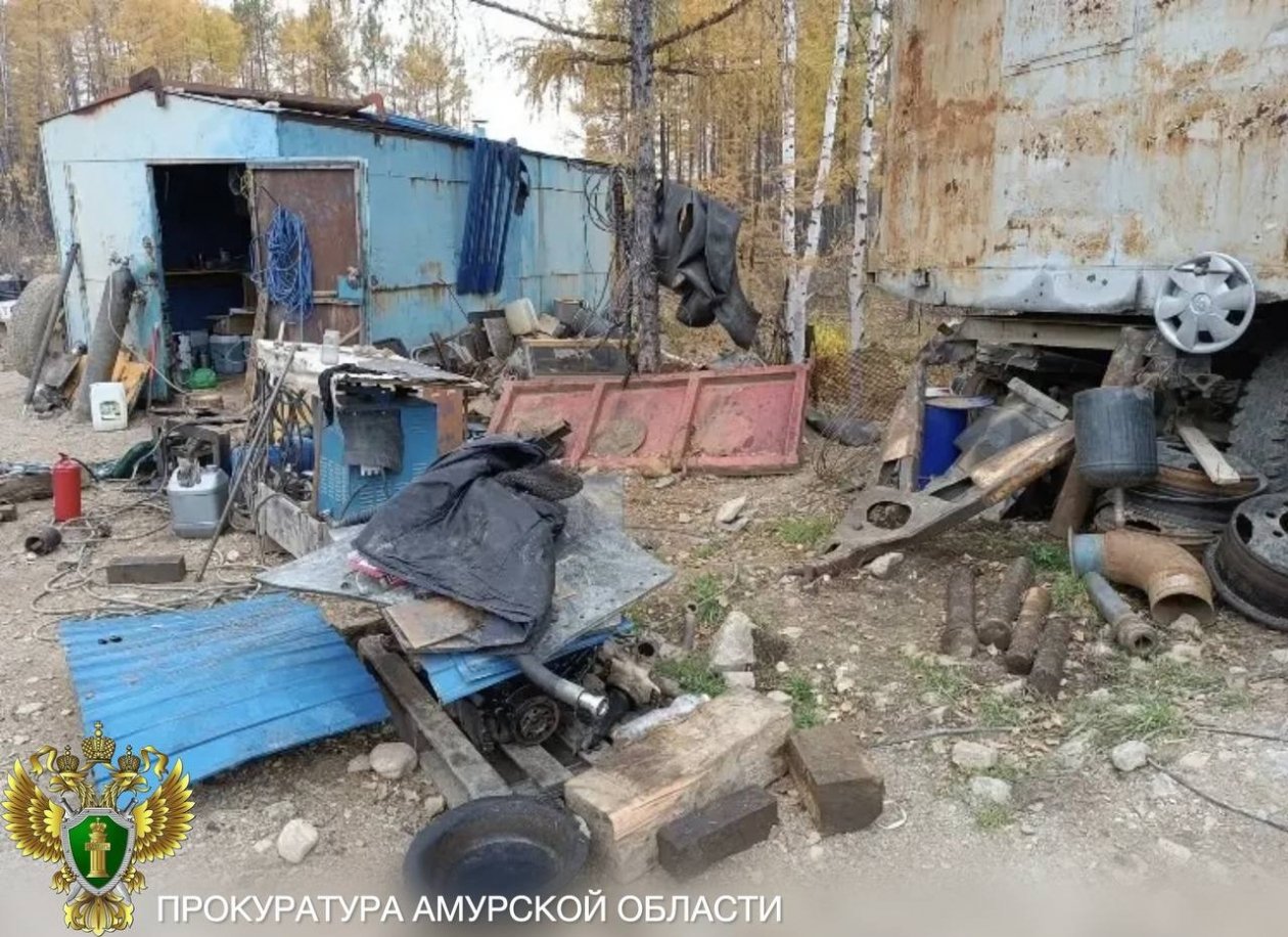 Золотодобывающую компанию в Сковородинском округе привлекли к ответственности прокуратура Амурской области