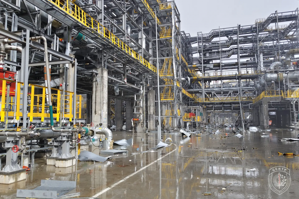 Крупный пожар на Амурском газохимическом комплексе произошел 25 августа