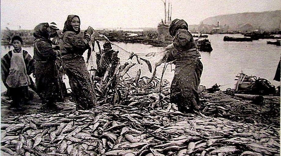 Японские рыбаки на Дальнем Востоке