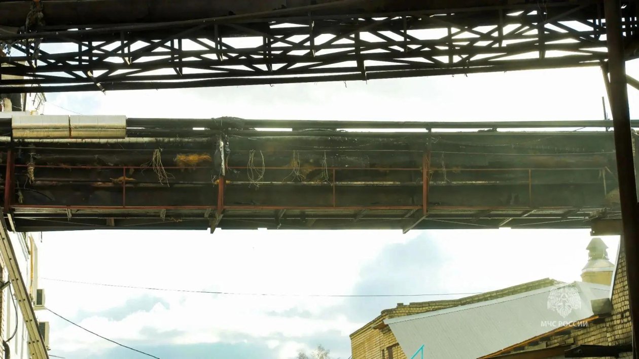 Огонь потушили на площади 40 квадратных метров