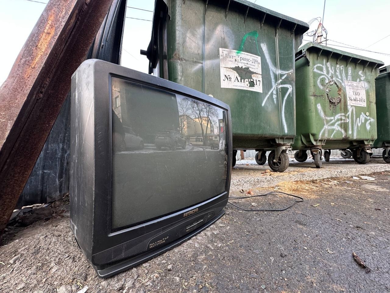 Мусор, помойка, контейнеры, твердые коммунальные отходы, ТКО, телевизор Александр Шепырев, ИА UssurMedia
