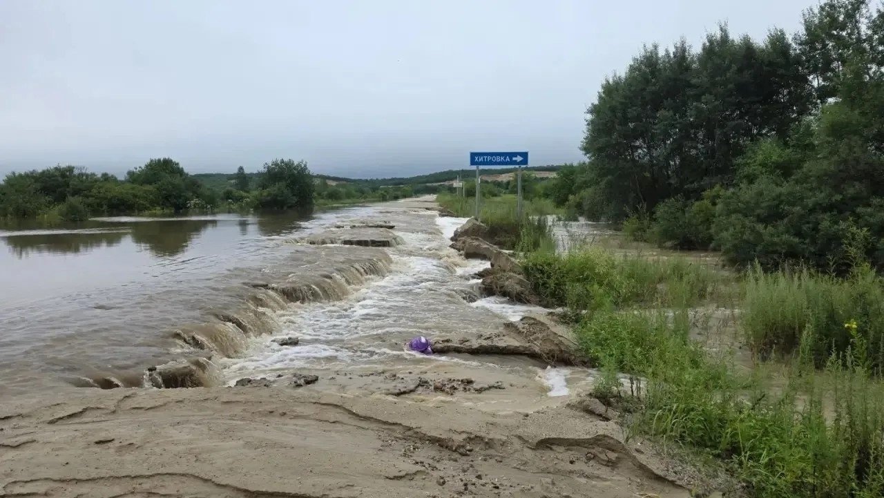 Дорога Белогорск–Серышево–Широкий Лог в Приамурье частично закрыта из-за размыва Минтранс Амурской области