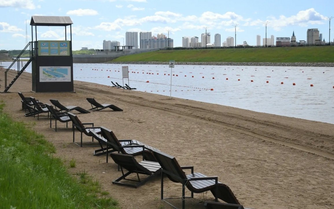 Городской пляж Благовещенска Амурский центр ГЗ и ПБ