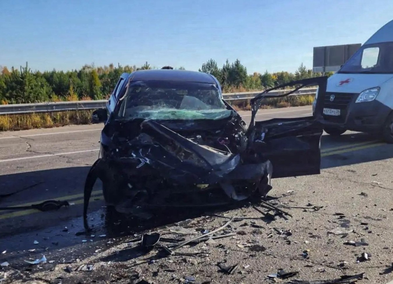Авария с Honda Fit, УАЗ и Toyota произошла под Свободным Амурский центр ГЗ и ПБ