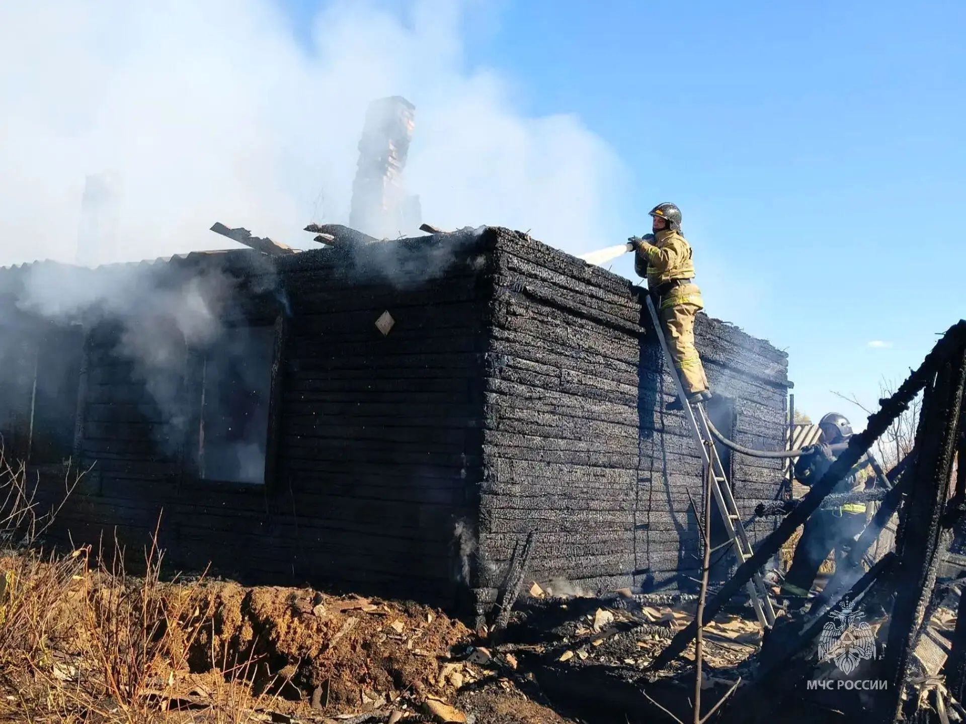 Человек погиб на пожаре в Шимановском районе МЧС РОССИИ по Амурской области